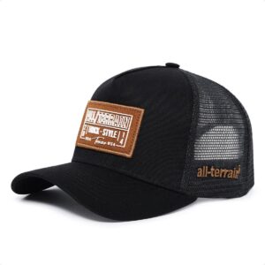 All Terrain Negro con Logo en Cuero